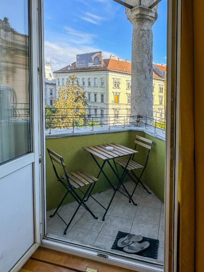 Saffron Apartment City Center Panorama Balcony Budapest Eksteriør billede