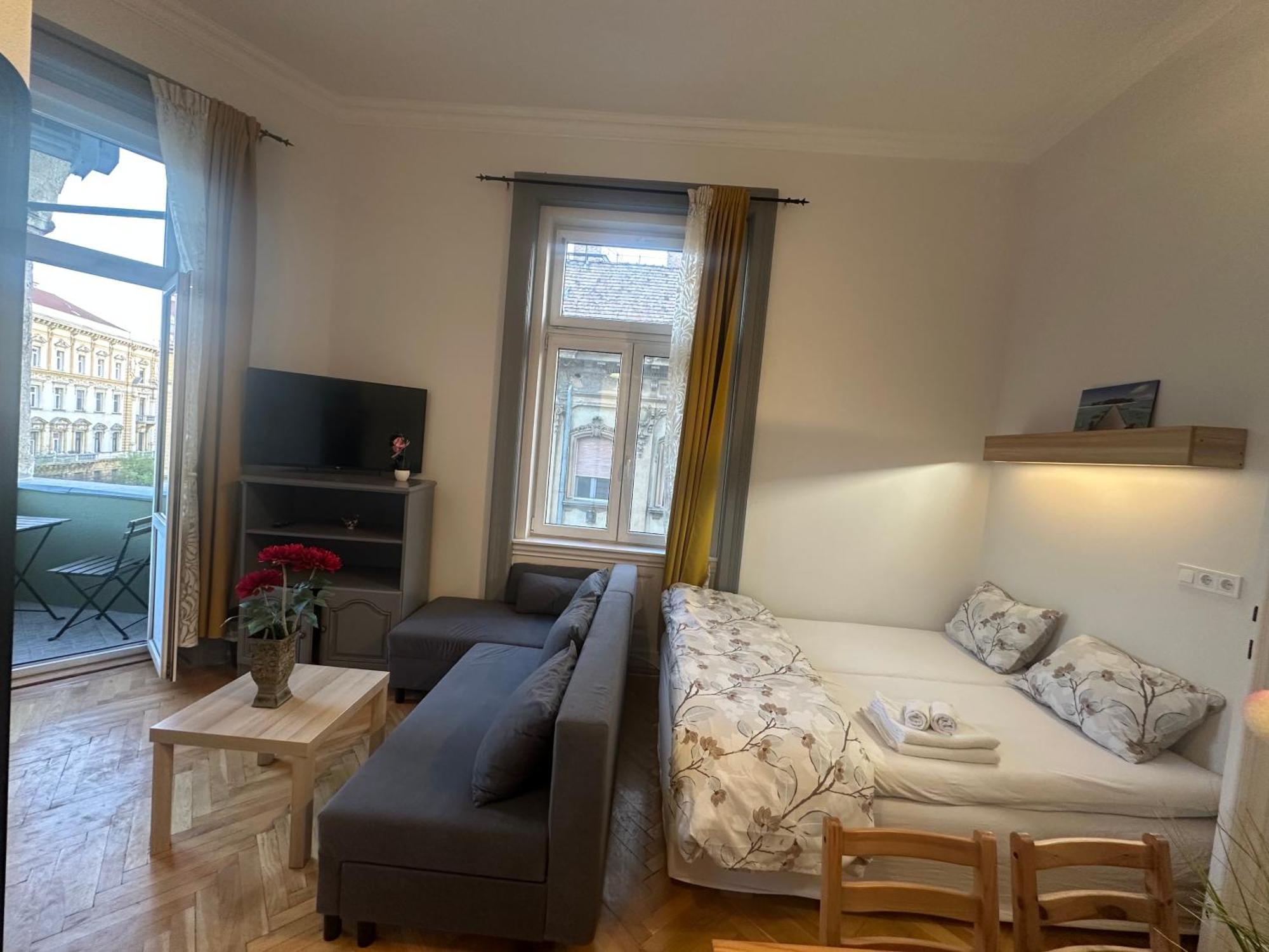 Saffron Apartment City Center Panorama Balcony Budapest Eksteriør billede